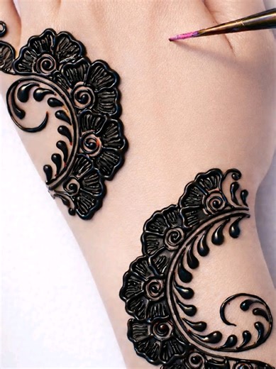 Easy Arabic Mehndi Design Tutorial