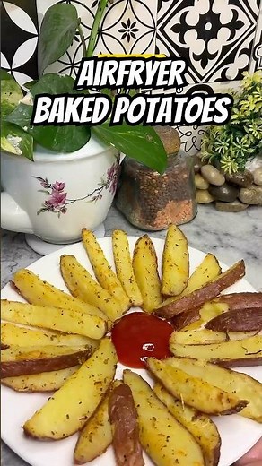 Air Fryer Potato Wedges | Healthy & Easy Snack Recipe | No Deep Frying