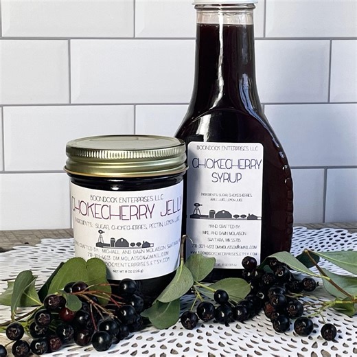 Wild Chokecherry Syrup and Jelly: Foraged Breakfast Treat - Etsy