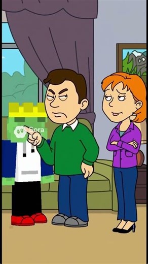 I blow up a door/GROUNDED #minecraft #gaming #goanimate