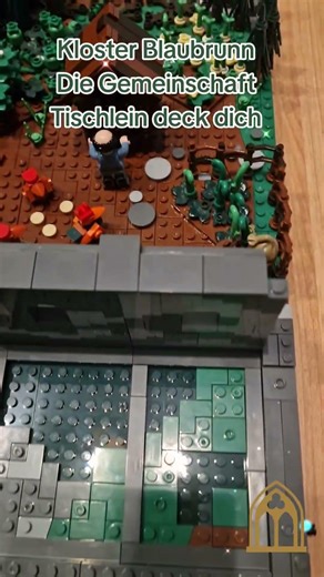 Kloster Blaubrunn ⛪️ Die Gemeinschaft - Tischbelegung #kloster #bluebrixx #klemmbausteine #blaubrunn