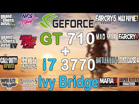 GeFroce GT 710 + i7 3770 | Test in 16 Games in 2026