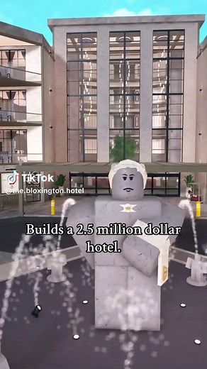 Building a 2.5 Million Dollar Hotel in Bloxburg