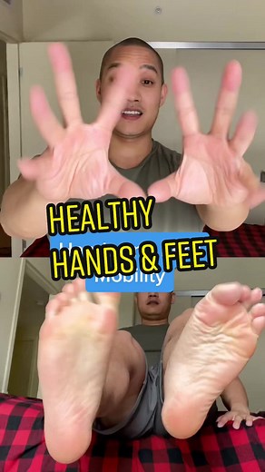 Simple daily exercises to keep your hands and feet healthy for years to come. Do 10 repetitions per exercise. #hands #feetcare #beginnerworkout #fitnessforeverybody #healthandfitness