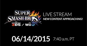 Smash Bros. Wii U/3DS "New Content Approaching" live stream