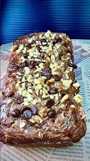 Healthy Date Bread Recipe | Moist Chocolate Walnut Loaf | Easy Homemade Cake