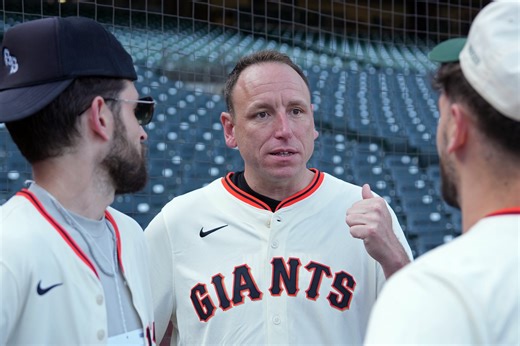 Joey Chestnut Crushes 275 Nuggets at Giants Game, Because 99 Just Wasn't Enough