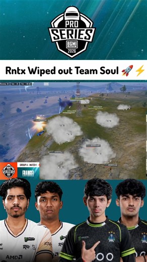 Rntx Wiped out Team Soul 😳🚀⚡ Soul Goblin Vs Ninjajod 🤯 #esports #bmps2026 #bgmi #gaming #soul
