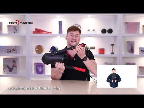 Power Twister Arm Exerciser 22-440lbs with LCD,Home Chest Expander Muscle Shoulder Training Fitness