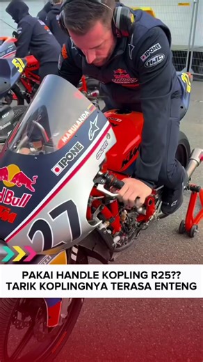 Motor KTM Ramadhipa pakai Handle Kopling R25 yang terkenal bagus kualitasnya?