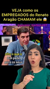 1.1M views · 10K reactions | VEJA COMO OS FUNCIONÁRIOS DO RENATO ARAGÃO CHAMAM ELE #renatoaragao | Yasmin Barbosa | Facebook