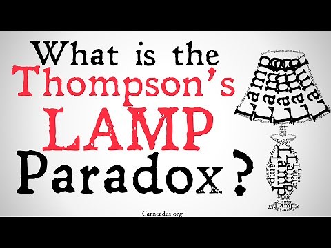 What is the Thompson's Lamp Paradox?