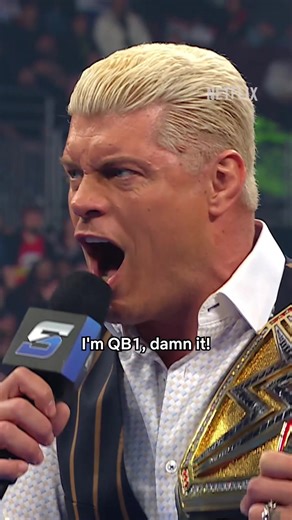 Undisputed WWE Champion Cody Rhodes checking in 😤 #WWEonNetflix #SmackDown