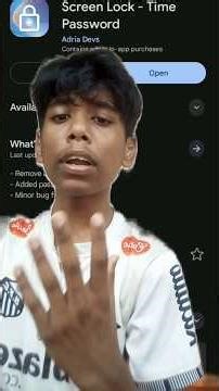 sreen lock hide Password