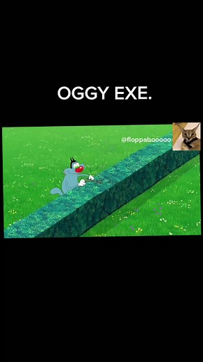 Oggy EXE Horror Episode - Funny Cartoon with Grass Cutting and Pranks