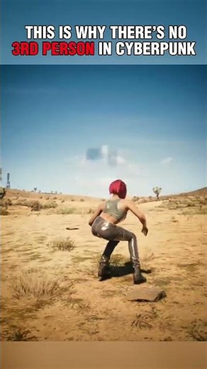 That's Why There’s No 3rd Person in Cyberpunk 2077 — 😀 #Shorts #CyberPunk #CyberPunk2077