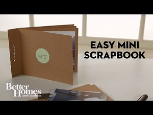 Easy Mini Scrapbook