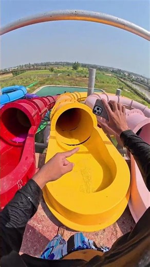 Bela ciao playground parkour waterslides climbing phone pov
