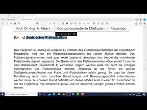 InfoCad – Übung 6_b_und_c_Plattensystem_mit_Unterzug