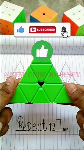 😱 How to Solve a Pyraminx (Triangle Cube) | Easy Beginner Tutorial 🧩🔥 #Shorts
