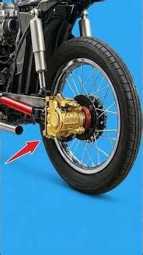 Genius Idea! Neither NASA Nor China Thought Of This! Turning A Motorcycle Into Shaft Drive