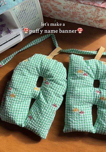 DIY Puffy Name Banner Tutorial for Cute Nursery Decor