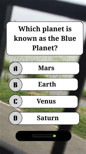 Which Planet Is Known As The Blue Planet? 🌍 #trivia #quiz
