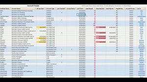 Account Tracker: Google Sheets, Due Date Alerts (digital Download) - Etsy