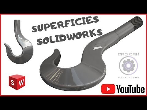 ✅solidworks SUPERFICIES tutorial 1 ▶2019