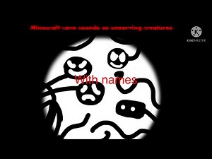 Minecraft cave sounds as unnerving creatures with names