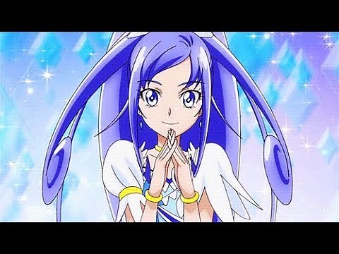 Glitter Force Doki Doki transformation with Doki Doki Precure transformation theme-Glitter Diamond