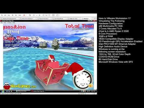 3D Santa Racing (VMware,Vista SP2)