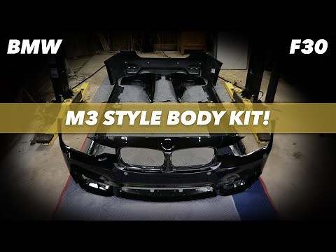 I GOT AN M3 STYLE BODY KIT! // BMW F30