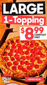 Hey Easton! Your NEW 🍕 Hut is OPEN! 🥳 Come check us out at 28510 Marlboro Avenue! | Pizza Hut