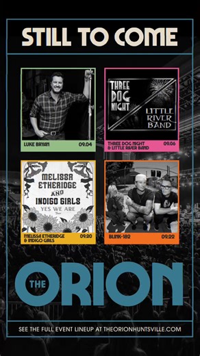 Building your concert calendar? Start with the shows worth traveling for. Plan your trip get your tickets today 💫 | The Orion Amphitheater