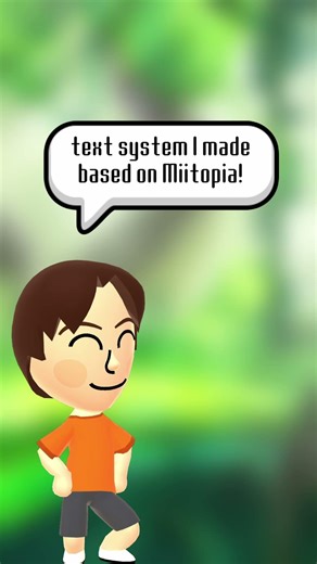 miitopia voice system silly thing i made!! #shorts