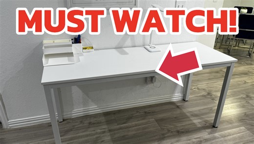 Watch MUST WATCH THIS 63 Inch White Computer Desk! on Amazon Live
