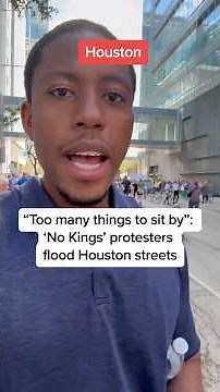 'Too many things to sit by': 'No Kings' protesters flood Houston streets