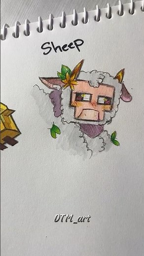 Drawing cute adopt animals #howtodraw #drawing #minecraft #art #shorts