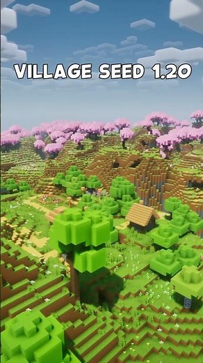 BEST Village and Cherry Blossom Seed for Minecraft 1.20