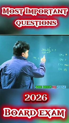 most important questions boad exam 2026#boardexam2026 #maths #education #motivational