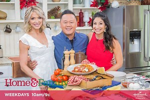 6.9K views · 264 reactions | Our good friend, Chef Jet Tila, joins us in our Kitchen to share his recipe for Sunday Night Chicken Parm! Watch to see why this is so special and how you can make it for your own Family. For the recipe, visit: https://www.hallmarkchannel.com/home-and-family/recipes/sunday-night-chicken-parmesan Tune in weekdays at 10am/9c on Hallmark Channel USA for more delicious dishes! | Home & Family | Facebook