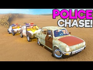 I Created the BIGGEST POLICE CHASE with the Cop Mod in The Long Drive!