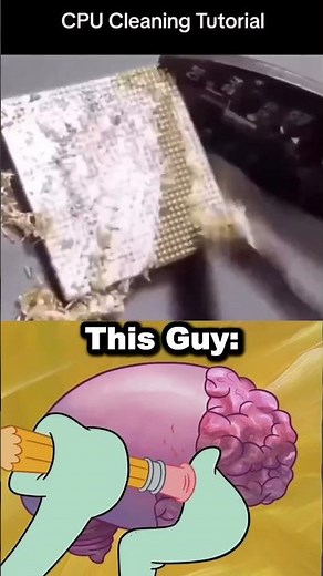 Bro Cleaned His CPU Like This 💀