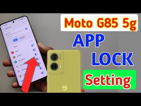 How to lock apps in Moto g85 5g / Moto g85 5g me app lock kaise kare/app lock setting