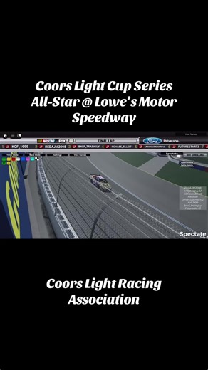 Kof comes home with the 500 robux after an amazing run at Lowe’s Motor Speedway! He gets his first ever CLCS win! #nascar #roracing #cars #fyp #roblox