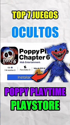 HIDDEN POPPY PLAYTIME GAMES in the PLAYSTORE! 😲