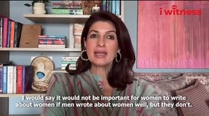 Talking to the wonderful Neelam Raaj, my longtime editor of the Mrs Funnybones column about writing, women and the new book Mrs Funnybones Returns. Are most male writers really bad at writing women? Agree? Disagree? #mrsfunnybonesreturns | Twinkle Khanna