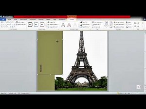 How to make a travel magazine cover by using MS WORLD