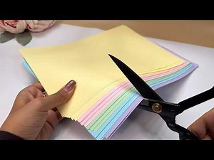WOW! 😍 I’VE NEVER SEEN SUCH AN INCREDIBLE IDEA WITH COLORED PAPER! DIY